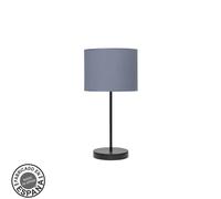Abrila Moda Negro/Azul - Lámpara Sobremesa Moderno 1Xe14 17 Cm