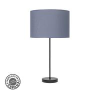 Abrila Moda Negro/Azul - Lámpara Sobremesa Moderno 1Xe27 30 Cm