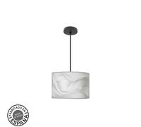 Abrila Moda Negro/Ola Gris - Colgante Moderno 1Xe27 30 Cm