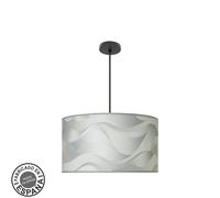 Abrila Moda Negro/Ola Gris - Colgante Moderno 3Xe27 50 Cm