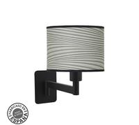 Abrila Moda Negro/Surco Gris - Aplique Moderno 1Xe14