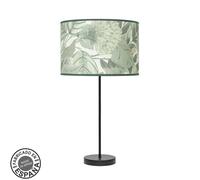 Abrila Moda Negro/Verde - Lámpara Sobremesa Moderno 1Xe27 30 Cm