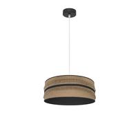 Abrila Natalia Saco/Negro - Colgante Moderno 1Xe27 40 Cm