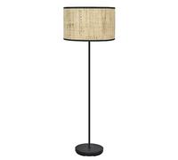 FABRILAMP Pie Salon Natasha 1xe27 Negro/cañizo 163x40x40 Cm