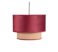 Abrila Nerva Rojo Vino - Colgante Moderno 1Xe27 40 Cm