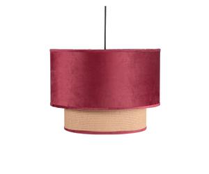 Abrila Nerva Rojo Vino - Colgante Moderno 1Xe27 40 Cm