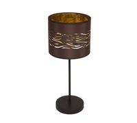Abrila Niebla Marrón / Oro - Lámpara Sobremesa Moderno 1Xe14 17 Cm