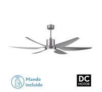 Abrila Otto Níquel / Plata - Ventilador De Techo Aspas Normales 24 W F