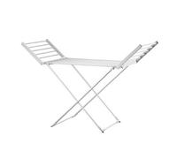 ABRILA - Palmito - Tendedero Eléctrico Plegable 220W Aluminio | 2 Tendederos Laterales | Cable 1,2m | 93x147x52,5 cm