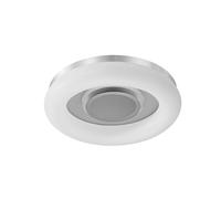 Abrila Paris Blanco / Plata - Plafón Moderno 48W + 16W