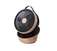 Abrila Petirrojo Negro-Madera 25W - Ventilador De Sobremesa 3 Aspas