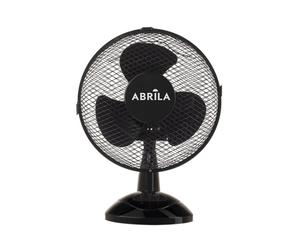 Abrila Pizarro Negro 25W - Ventilador De Sobremesa Pequeño 3 Aspas