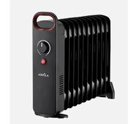 ABRILA - Lapacho - Radiador de Aceite 1000W Negro | 11 Elementos | Termostato Regulable | Protección de Seguridad | Asa | Negro