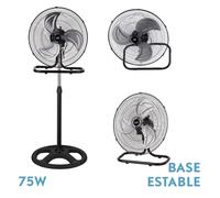 VENTILADOR 3 EN 1 RECIO NEGRO