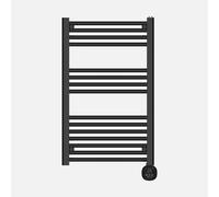 Toallero Eléctrico SCUTI 500W Negro Display Táctil IP24