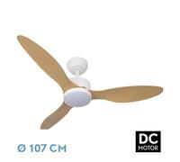 Abrila Serpa Blanco/Haya - Ventilador De Techo Aspas Normales 24 W F