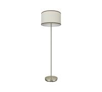 Abrila Soprano Cuero / Beige - Lámpara Pie Salón Clásico 1Xe27