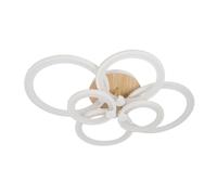 FABRILAMP Plafon Sydney 134w 3000-4000-6500k Blanco/madera Clara