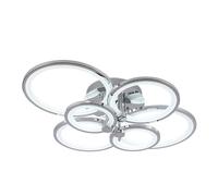 Plafon Sydney 134w 3000-4000-6500k Cromo 17x74x57 Cm 18090lm Regulable,memoria Y Cremoto marca FABRILAMP