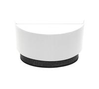 Abrila Tatiana Blanco/Madera Negra - Aplique Moderno 1Xe27