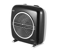 Abrila - termoventilador eléctrico vicenza 2000w negro/gris con termo