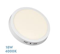 FABRILAMP Downlight LED Superficie Thulita 18w 4000k Blanco 1440lm 2,8x21x21 Cm