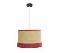 Abrila Tietar Saco/Rojo - Colgante Moderno 1Xe27 40 Cm