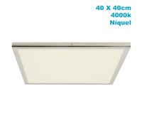 Abrila Tivoli Níquel - Panel Superficie 36 W 4000K