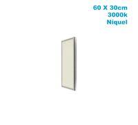 Abrila Tolstoi Níquel - Panel Superficie 36 W 3000K