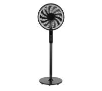 Ventilador de pie torbellino negro 3velocidades 60w 13aspas regx41x41