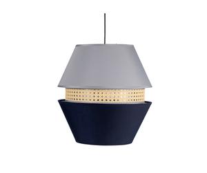 Abrila Trajano Azul / Gris - Colgante Moderno 1Xe27 35 Cm