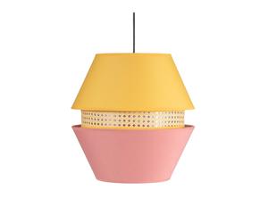 Abrila Trajano Rosa / Amarillo - Colgante Moderno 1Xe27 35 Cm