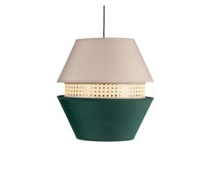 Abrila Trajano Verde / Beige - Colgante Moderno 1Xe27 35 Cm