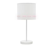 Abrila Trazos Blanco / Rosa - Lámpara Sobremesa Infantil 1Xe14