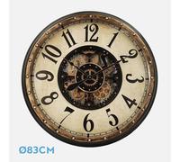 Abrila Treviso Oro-Negro - Reloj De Pared 83Cm