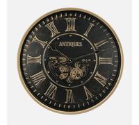 Abrila Trieste Negro-Oro - Reloj De Pared 60Cm