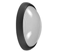 Abrila Vega Negro - Aplique Exterior Moderno Aluminio / Cristal 44 Ip