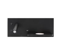 Abrila Velazquez Negro - Aplique Moderno 2 W Izquierdo