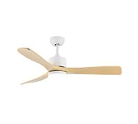 Ventilador de techo metal color blanco serie azabache 121cm