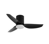 Abrila Borax Negro - Ventilador De Techo Aspas Normales 20 W E