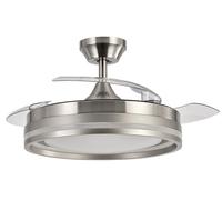 Ventilador de techo metal color niquel serie cerrato 49cm