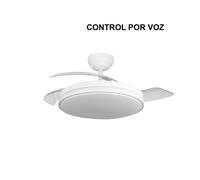 Abrila - ventilador dc parlatore 60w blanco - 3 aspas desplegables - c