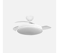 Abrila - ventilador dc relámpago 60w - 3 aspas desplegables - led int