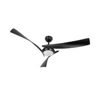 Ventilador de techo metal color negro serie tarento 132cm