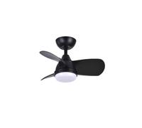 ABRILA ventilador de techo Ventilador Dc 24w Pirdo negro 3 Aspas 60d