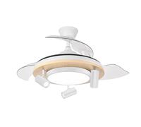 ABRILA ventilador de techo Ventilador Dc Gladiator 37+15w blanco/haya