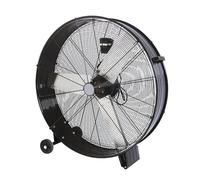 Abrila - Ventilador Industrial MAXIMUM | Negro con 3 Velocidades Ajustables | 360W con Ruedas
