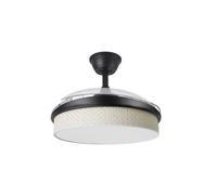 Abrila ventilador o componente ventilador dc moda 72w negro/cañizo bl