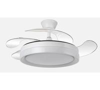 Abrila Zenit Blanco - Ventilador De Techo Aspas Retráctiles 59 W