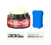 Abrillantador De Cobre - Pasta 40Ml 50G | Restaurador de limpiador de metales para quitar arañazos y óxido | Solución de reparación de brillo para joyería, reloj, instrumento, piezas de coche,